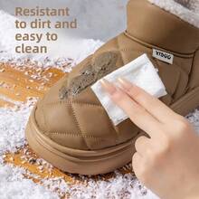 2025 New Elderly Winter Shoes, Men/Women Indoor Home Non-Slip Thick Bottom Plush Warm Closed-Toe Thermal Slippers