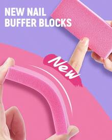 Cuticle Remover Kit, 100/180 Nail File And Nail Buffer Blocks, 1 Pcs Rose Cuticle Oil And Professional Pedicure Manicure Tools, Nipper Cutter For Fingernails And Toenails,Nail Tech Supplies,Bedazzling Kit,Nails,Nail Buffers,Nail Brush,Nail Supplies,Pedicure,Nail Stickers - 玫瑰紅 - 查看 4