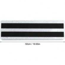 Tbest Tablero de Pedales de Efectos de Guitarra, Material de PE Tablero de Pedales de Efectos de Guitarra de Gran Tamaño Fácil Instalación con Fuente de Alimentación Espacio () - Diseño de mármol blanco - Ver 2