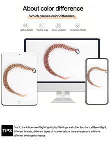 1pc 32-Inch Handmade Fishbone Braid Ponytail With Elastic Bands, Suitable For Women - Multicolor - View 10