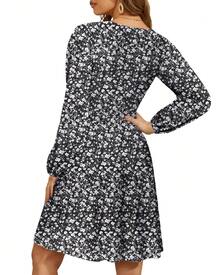 Boho    Split  Wrap    Home - Hoa đen - Xem 3