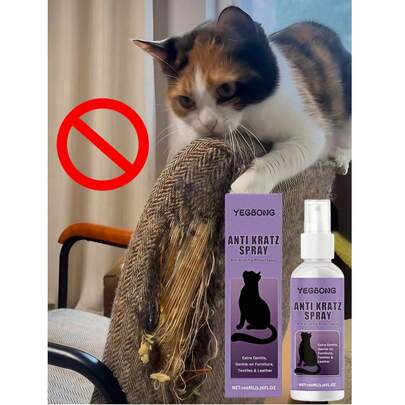 Cat Anti-Scratch, Anti-Bite Spray, Behavior Guidance, Furniture Protection, Suitable For Multi-Pet Households, Gentle Formula, Non-Irritating. Dog Anti-Chew Spray, Furniture, Sofa Protection Against Scratching, Licking, Biting, Bitter Taste Spray, Pet Behavior Regulation Spray, Protects Furniture From Biting And Scratching, Helps Relieve Anxiety In Unknown Fostering Environments, Can Set Indoor Activity Restrictions, Can Repel Stray Cats Outdoors, Widely Applicable In Various Household Scenarios