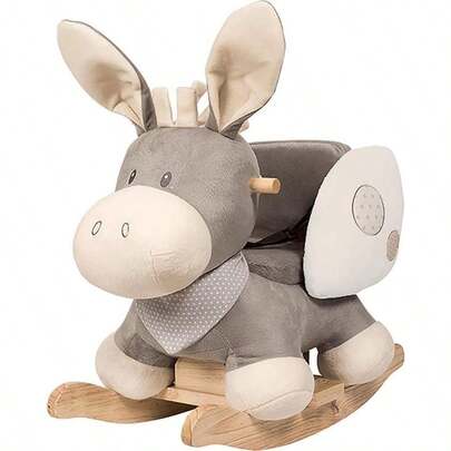 Rocking Animal For Cappuccino The Donkey 10-36 Months 62 X 32 X 50 Cm Beige 211505