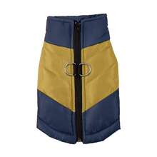 Fashionable Winter Thermal Lined Warm Dog Vest Jacket, Warm Zip-Up Dog Vest Jacket With Dual D-Ring Leash, Waterproof Windproof Jacket, Suitable For Medium Or Large Dogs