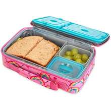 Nuby - Lonchera aislada con caja bento para niña(Arco iris) - Multicolor - Ver 1