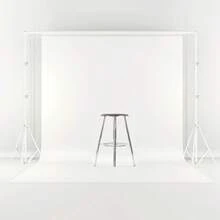 6.5 X 10ft Photo Video Studio Backdrop Background Stand Adjustable Heavy Duty Photography Backdrop Support Stand Set With Carrying Bag Clamps - trắng - Xem 8