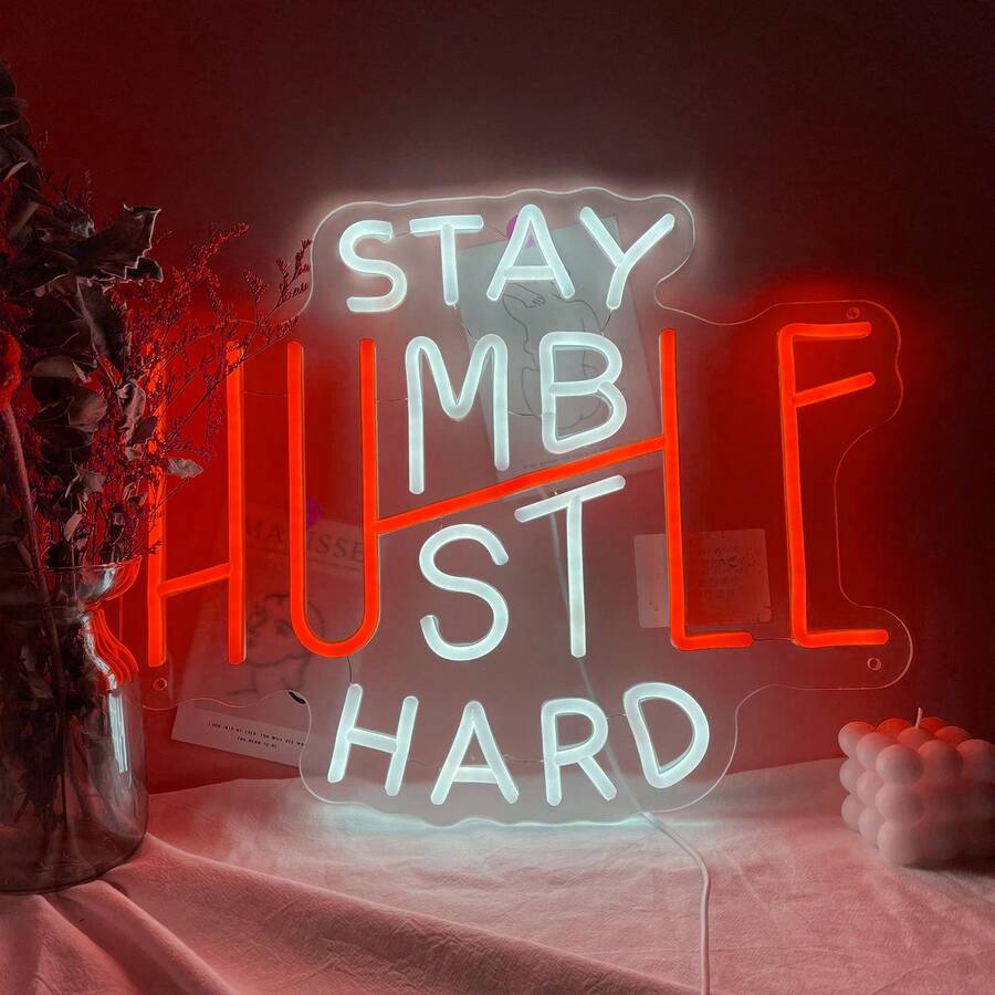 1pc LED Neon Light, For Wall Decor, LED Neon Light Party Decoration, USB Powered Switch, Dimmable Brightness, Suitable For Bedroom Decor, Wall Decor, Men's Gift, Dinosaur Theme, Fun Gift, Decorative Lamp, Living Room Lighting, LED Strip, Ceiling Light Cover, Car Interior Accessories - Red+White - View 1