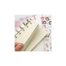 A7 Cornell Design Planner Refill 6 Holes Notebook Binder Refills, A7 College Rule Note Linned Planner Inserts For Filofax 100gsm Paper Pocket Size, 4.84 X 3.23'', Harphia - ColorC - View 2