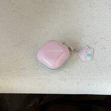 简约撞色格纹房屋吊坠耳机保护套，兼容 3、Pro 2，清新时尚，兼容Apple Pro 3，简约耳机保护套，女士适用 - 綠色 - 查看 10