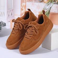 Women's Retro Mary Jane Sneakers Platform Cushioned Sole Casual Street Style Shoes - Brown - View 10