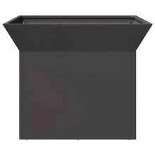 Brasero vidaXL negro de acero de 50 x 50 x 40 cm - Negro - Ver 6