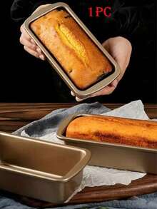 3pcs/2pcs/1pc Non-Stick Rectangular Cake Mold, Non-Stick Coating, Easy Release, Ideal For Cheesecake And Desserts - Durable Carbon Steel, Oven & Dishwasher - Multicolor - View 12