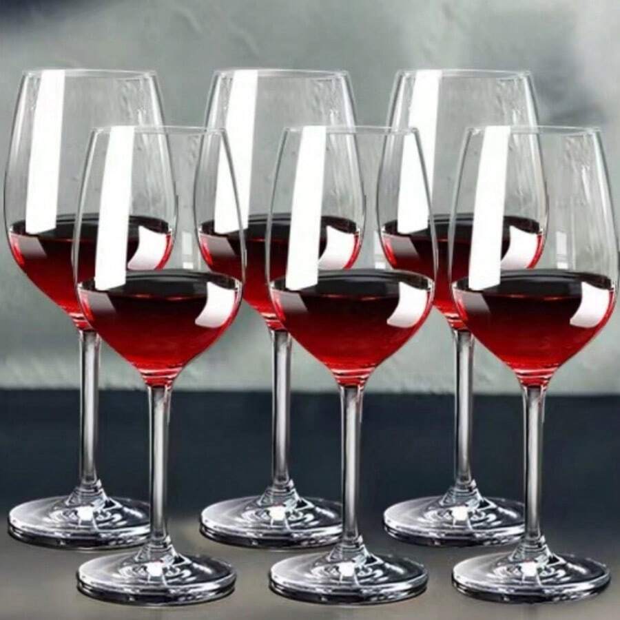 European Luxury Stemware Wine Glasses, Transparent Glassware For Red Wine, Cocktail, Elegant Home Use, Boxed Set