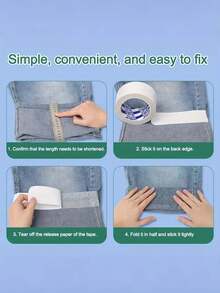 10米/卷 无纺布热熔双面胶带 - 无需缝纫，适用于包边、熨烫和家居修补，经久耐用，易于使用，是工艺品、服装和家居装饰的理想之选，工艺用品 | 多用途粘合剂 | 耐热 - 彩色 - 查看 3