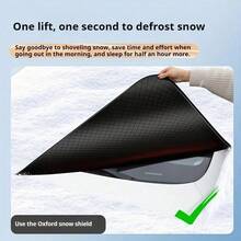 Winter Car Anti-Freeze & Anti-Snow Essential! High-Strength Magnetic Design Firmly Adheres To Car Body, Covers Windshield + Side Windows, Easily Say Goodbye To Frost And Snow Troubles