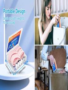 MEIYYJ 1对防晕动症腕带，符合人体工程学设计，单扣硅胶腕带。