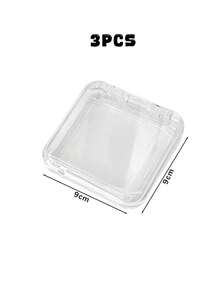 透明美甲收纳盒，美甲贴纸收纳盒，带按扣的美甲包装盒，珠宝化妆品收纳盒，塑料假指甲展示盒，美甲工具收纳盒，DIY串珠收纳盒，塑料收纳盒，透明塑料桌面收纳盒，小型长方形收纳盒，适用于家庭、美甲沙龙、化妆品、钻石画、美甲、电子元件、桌面收纳、旅行收纳，女士礼物，圣诞礼物，创意女士礼物，房间装饰 - 彩色 - 查看 23