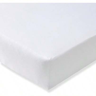 - Fitted Crib Sheet Solid Color 100% Organic Cotton Crib Sheet For Standard Crib And Toddler Mattresses Cloud White