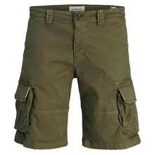 Jack & Jones Men Sports Shorts - Green - View 1