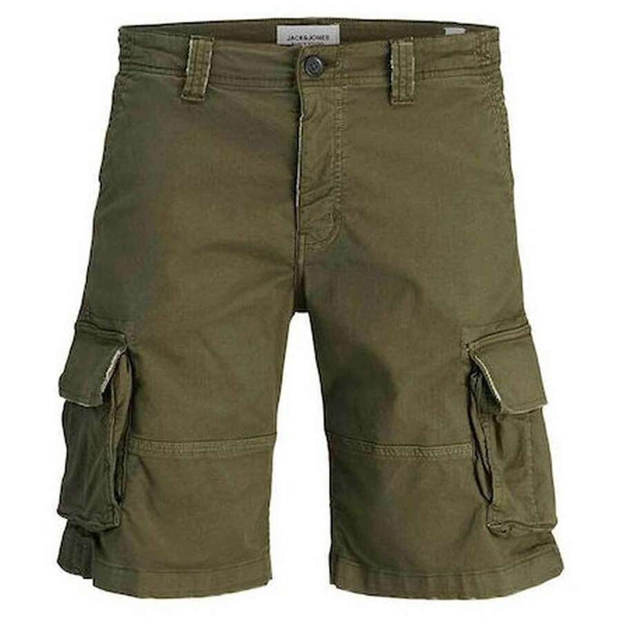 Jack & Jones Men Sports Shorts - Green - View 1