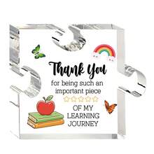 Acrylic Plaque, Teacher's Day, Christmas, Birthday Gift For The Best Teacher - Clear - View 11