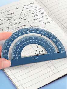 Règle en métal en forme de cœur, règle triangulaire et rapporteur, convient aux étudiants, architectes, arpenteurs, à la maison, à l'école, au bureau et autres occasions