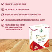 Herbal Filter Dhoompan Tobacco And Nicotine Free 's Alternative 20 Pieces Pack Of 1 Strawberry Flavor - Strawberry - 查看 5