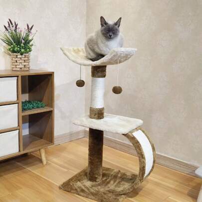 Ten drapak dla kota sprawdzi się w różnych sytuacjach i typach domków, a także będzie odpowiedni dla kotów w każdym wieku. Zawiera legowisko, platformę i zabawki, zapewniając pełną funkcjonalność. Dzięki różnorodnym kolorom i trwałym materiałom jest praktycznym wyborem dla właścicieli kotów.