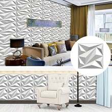 Paneles Decorativos 3D, 30 Piezas,Decorativos Para Paredes,Paneles Decorativos 3D Impermeables para Hogar,Oficina,Sala De Estar,30 * 30CM()(F-Irregular) - Multicolor - Ver 5