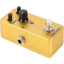 Pedal de Sonido de Guitarra Eléctrica Pedal de Efectos de Guitarra Eléctrica, Pedal de Efecto de bajo de Guitarra para Grabación deúsica Loopers y Samplers (Distorsión dorada) - 1 - Ver 10
