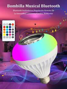 Bombilla LED E27 con luz multicolor, bola mágica para KTV y bares, luz giratoria para escenarios, luz láser intermitente, bola mágica multicolor. foco LED E27 tipo bola disco, multicolor giratoria, ideal para KTV, bares, fiestas en casa, escenarios pequeños y decoración navideña o de Año Nuevo - Multicolor - Ver 3