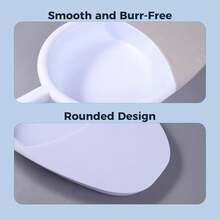 Unisex Bedpan With Plastic Protective Cover And Handle, Easy To Place And Disassemble, Anti-Spill, Durable And Easy To Clean, Suitable For Elderly And Adults, White