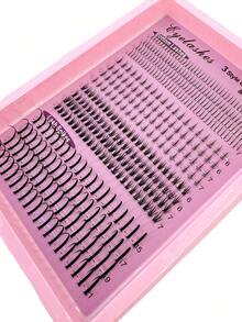 16Rows Spikes Lashes &Bottom Lashes Individuals Eyelash Clusters Curly Lash Clusters Kit ,Multi-Style Lash Clusters Spike Lashes Individual Lash Clusters,Suitable For Any Style Natural Individual Segmented False Eyelashes Wispy&Ultra Soft DIY Eyelash Extension At Home - Black - View 5