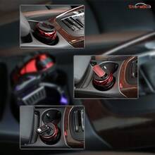 Cenicero portatil para coche con encendedor y luz LED azul tapa desmontable diseño clasico rojo - Rojoclásico - Ver 7