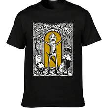Black And Navy Blue Cropped T-Shirt With The Text "Lemongrab Unacceptable Condition Guy" For Men And Women, Modern Urban T-Shirt. - 黑色 - 查看 1