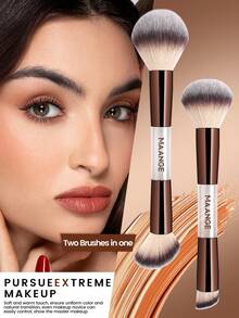 MAANGE Bộ cọ trang điểm đa năng hai đầu mềm mại 7/8 món, bao gồm cọ mặt, cọ phấn phủ, cọ má hồng, cọ che khuyết điểm, cọ tạo khối, cọ mũi, cọ phấn mắt, cọ chi tiết, cọ nền, cọ highlight. Lông tổng hợp chất lượng cao, phù hợp cho trang điểm mặt hàng ngày, có thể dùng cho các sản phẩm dạng lỏng, kem và phấn. Có thể dùng để chấm, tán và làm sạch da mặt. Phụ kiện làm đẹp và trang điểm, món quà tuyệt vời dành cho phụ nữ và các cô gái. Quà tặng, cọ trang điểm chuyên nghiệp, bộ trang điểm hoàn chỉnh. - Nhiều màu - Xem 7