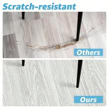 10pcs 40x15cm PVC Floor Stickers, Textured PVC Floor Tiles, Easy To Install And Remove Floor Decals