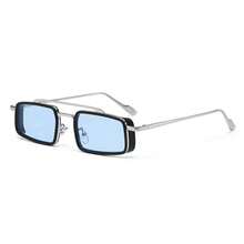 New Square Frame Glasses, Retro Thick Metal Rim Men's Fashion Glasses, Wholesale - Multicolor - View 9