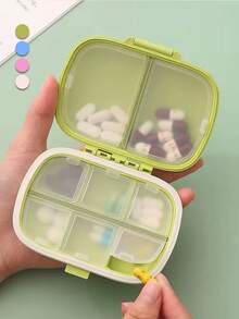 1pc Medicine Box Multi-Compartment Multifunctional Medicine Box Medicine Storage Box Portable Sealed Medicine Box Travel Medicine Box Mini Portable Pill Storage Box Waterproof And Moisture-Proof Travel Medicine Storage Box Weekly Pill Box Medicine Dispenser Pocket Medicine Box. Can Store Vitamins Fish Oil Health Care Products Suitable For Outdoor Camping Hiking Fishing Moisture Prevention Mountain Climbing And Travel - Multicolor - View 13