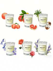 Fragrant Premium Scented Candle, Long-Lasting High-Quality Aromatherapy Candle, Romantic Atmosphere Candle Gift Gifts Birthday Graduation - White - View 7