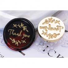 BAOFALI 1pc 25mm Clock Gear Pattern Removable Brass Head Classic Wax Seal Stamp, Suitable For Decorating Cards, Envelopes, Invitations, Packages, Wedding Invitation Wax Seal - Gift Wrapping Wax Seal Stamp - one-size - View 17