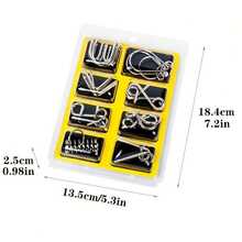 Bộ khóa Luban 1 chiếc - Món quà kết hợp chiều sâu văn hóa, sự tương tác thú vị và tình cảm ấm áp, luôn chạm đến tâm hồn. Hôm nay, chúng tôi tự hào giới thiệu Bộ khóa Luban tháo lắp bằng vàng - Một kiệt tác kết hợp thử thách trí tuệ với sự kết nối cảm xúc. - Nhiều màu - Xem 3