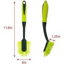 Pine-Sol - Cepillo para Polvo de Cocina de cerdas Suaves,  con Utensilios de Cocina antiadherentes, , Oblong, 1(Oblongo) - Multicolor - Ver 3