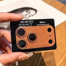 Apple 17 Pro/17 Pro Max Camera Lens Protector - High Definition Ultra-Thin Tempered Glass, Anti-Scratch, Easy Installation, Precise Fit, Minimalist Design - Silver - View 8