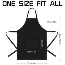 ZOORON Funny Black Chef Aprons For Men Adjustable BBQ Grill Kitchen CooFKing Aprons With Pockets, Grill Accessories,ILikePigButtFSandssICannotLie - 我喜歡豬屁股,而且我不能說謊 - 查看 5