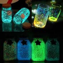 20.000 piezas Piedras que brillan en la oscuridad - Piedras de hadas y grava decorativa para acuarios, adecuadas para senderos al aire libre, manualidades DIY y mini rocas - Multicolor - Ver 4