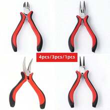 Yiwu Qiyou Accessories Co., LTD 4件套/3件套/1件套珠宝制作工具套装，包含尖嘴钳和弯嘴钳，适用于珠宝串珠、绕线等多种工艺，是用途广泛的家用必备工具。