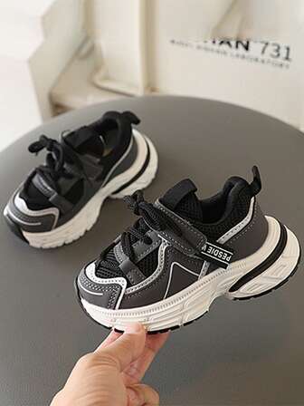 1 Pair Kids Sports Sneakers, Toddler Walking Shoes, Children's Soft Bottom Casual Outdoor Non-Slip Shoes