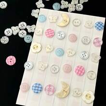20pcs Assorted Colorful Buttons Set, Suitable For DIY Clothing, Sweaters And Crafts Decoration (Random Styles) - Multicolor - View 6
