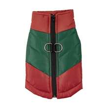 Fashionable Winter Thermal Lined Warm Dog Vest Jacket, Warm Zip-Up Dog Vest Jacket With Dual D-Ring Leash, Waterproof Windproof Jacket, Suitable For Medium Or Large Dogs